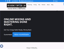 Tablet Screenshot of mixandmastermysong.com